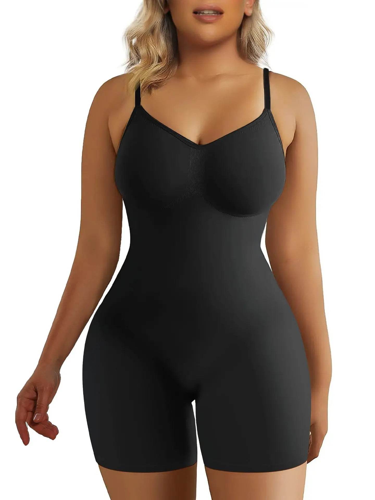 Bodysuit for Women Tummy Control Shapewear Seamless High Waist Flat Belly Belt Stretch Shapewear Body Shaper - FLORANZANI- Beauté & Santé