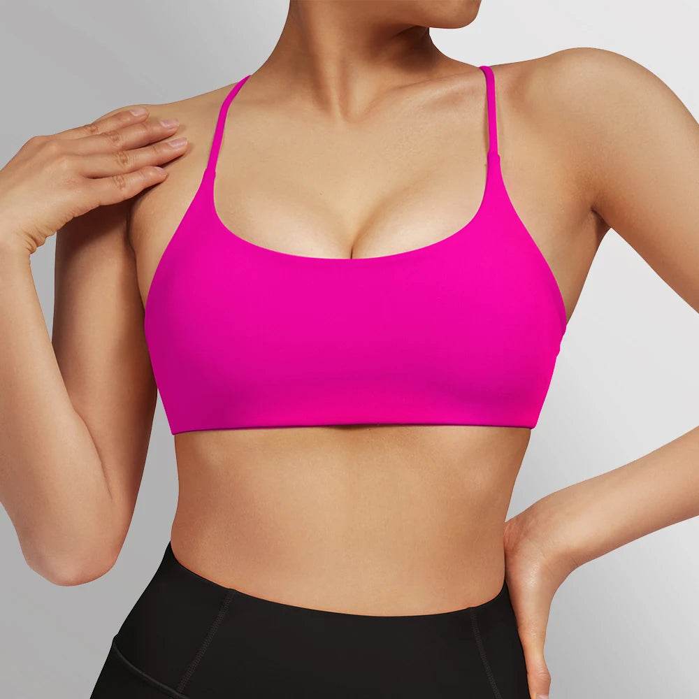 Sport Bra Fitness Top Seamless Yoga Bra Black White Running Yoga Gym Crop Top Women Push Up Sports Bra 2023 Women - FLORANZANI- Beauté & Santé