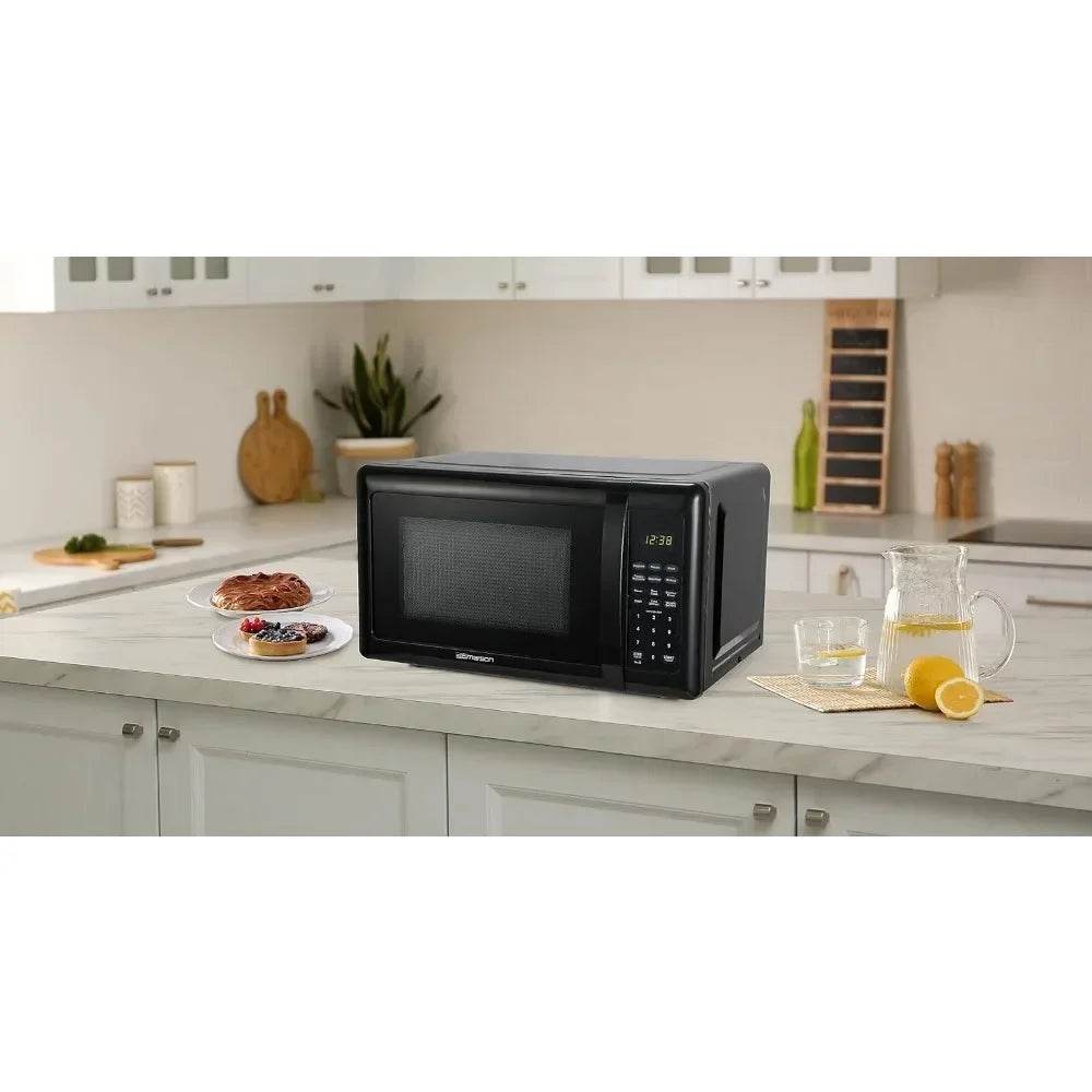 Touch Control Kitchen Microwave Ovens 0.7 CU FT 700 Watt Black Microwave Oven Electric Microwave Oven Kitchen Microwave - FLORANZANI- Beauté & Santé