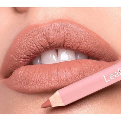 12Color Matte Lipliner Pink Lip Liner Pencil Waterproof Plumping Stain Lipstick Natural Nude Outline Lips Contour Makeup girl - FLORANZANI- Beauté & Santé