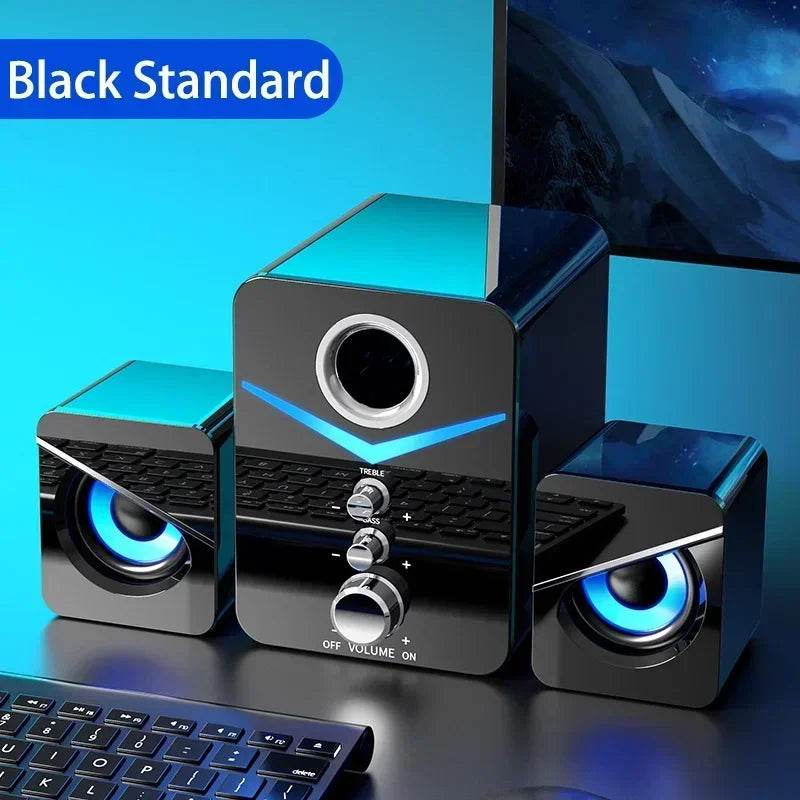 Home Theater System PC Bass Smart Subwoofer Bluetooth-compatible Speaker Portable Computer Speakers Music Boombox For Desktop - FLORANZANI- Beauté & Santé