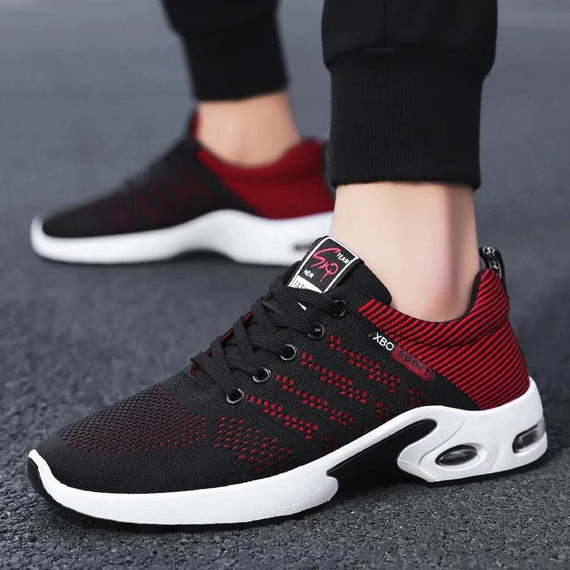 Men's Running Shoes Spring Low Cut Casual Outdoor Walking Shoes Soft Soled Breathable Anti Slip New Sports Shoes for Men - FLORANZANI- Beauté & Santé