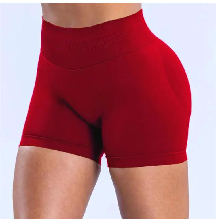 Epligg Women Fitness Sports Shorts 4.5" With logo Gym Shorts Low Ribbed Band Workout Scrunch Butt Yoga Booty Running Short Pants - FLORANZANI- Beauté & Santé