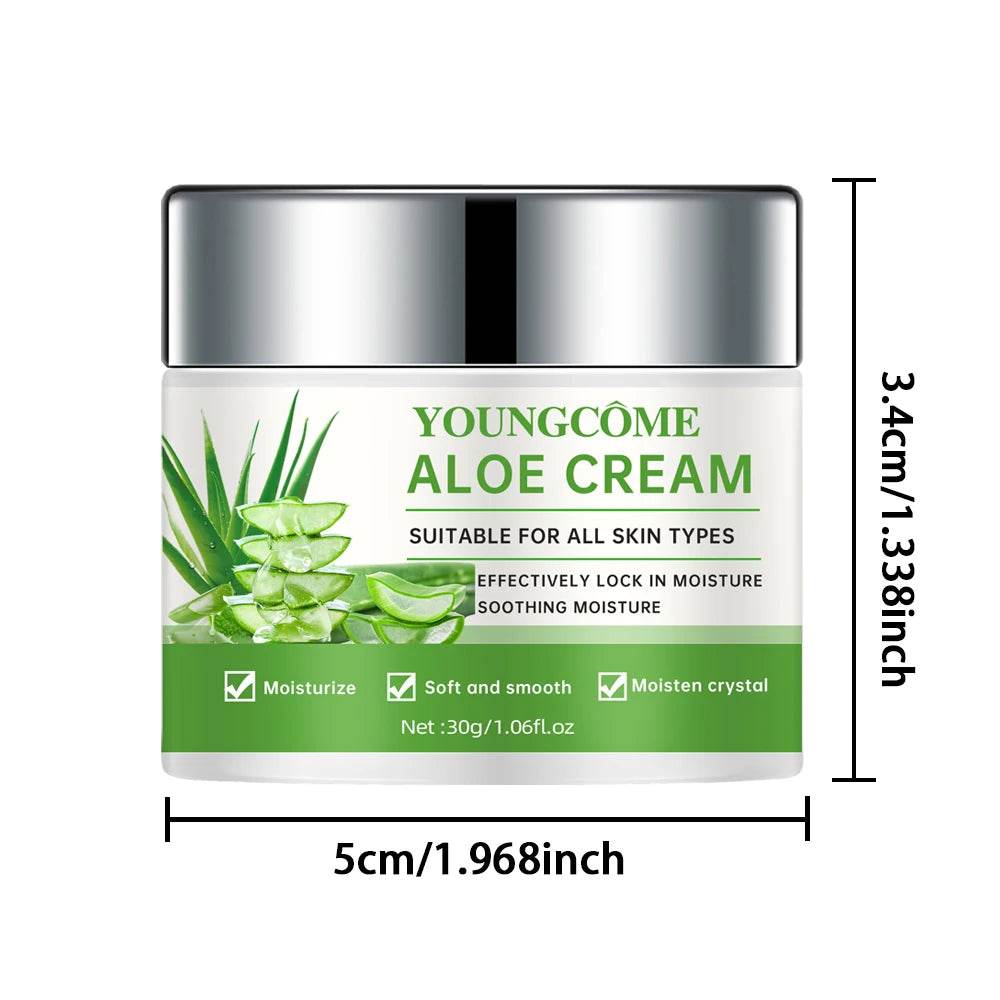 Aloe Vera Deep moisturizing cream, effectively locks in moisture and sooth skin, suitable for all skinall skin types, men and wo - FLORANZANI- Beauté & Santé