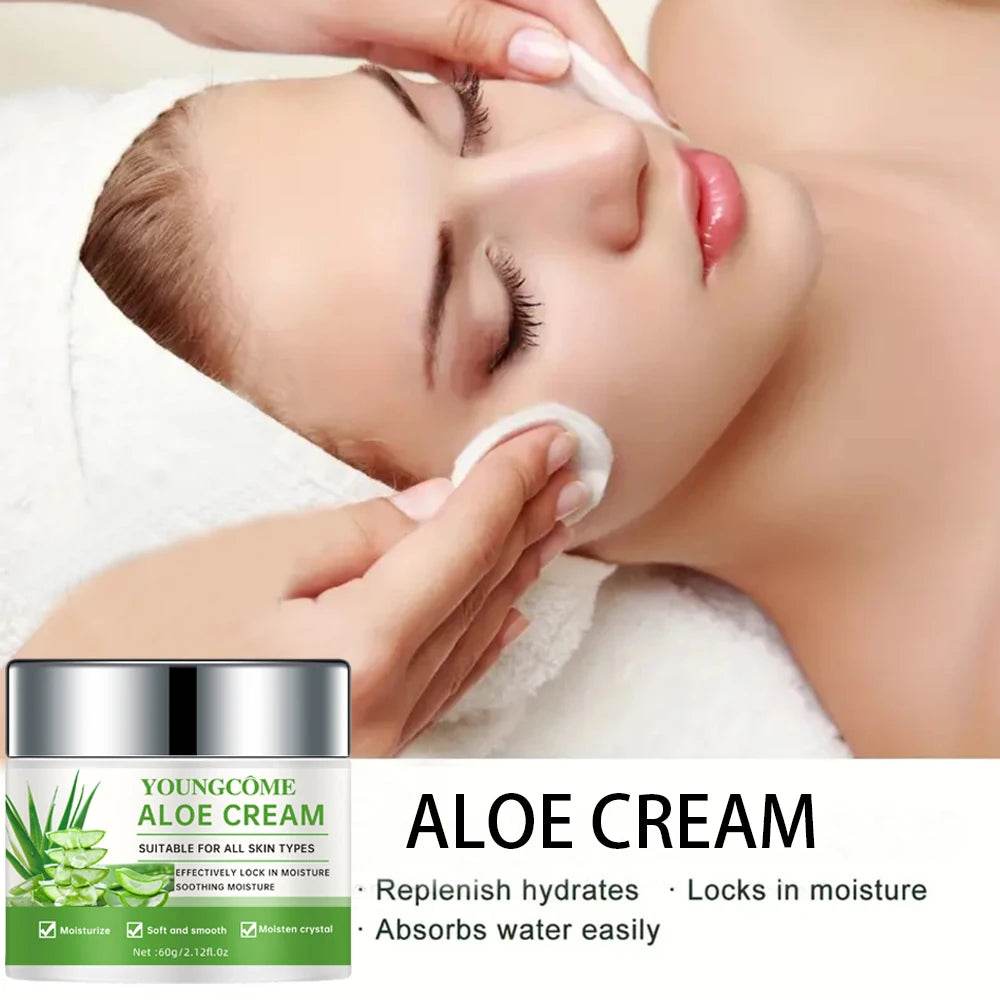 Aloe Vera Deep moisturizing cream, effectively locks in moisture and sooth skin, suitable for all skinall skin types, men and wo - FLORANZANI- Beauté & Santé