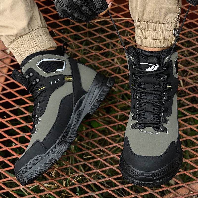 Indestructible Safety Shoes Anti-puncture Work Hiker Boots Anti Shock High Top Sneakers Security Protective Shoes for Men - FLORANZANI- Beauté & Santé