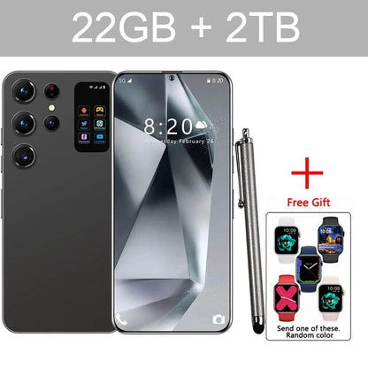 2025 Cellphones S24 Ultra 7.3 Inch 4G 5G Original Smartphone Dual SIM Android 14 Cell Phone Global Version Smart Mobile Phones - FLORANZANI- Beauté & Santé