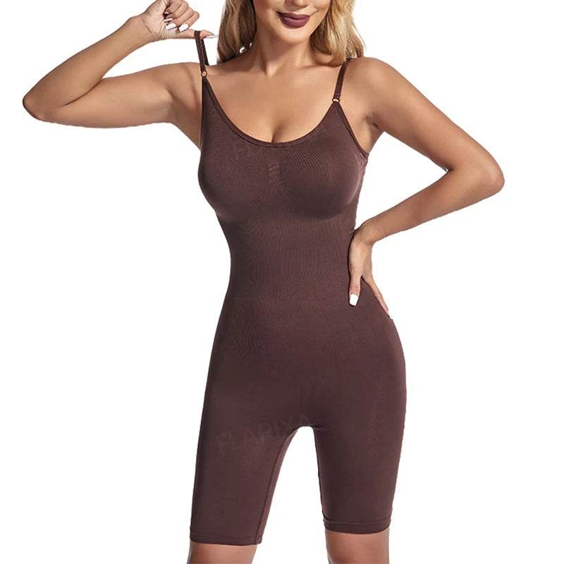 Flarixa Seamless Shapewear Full Body Shaper Hip and Tummy Control Women Comfortable Slimming Bodysuit Faja Plus Size Jumpsuits - FLORANZANI- Beauté & Santé