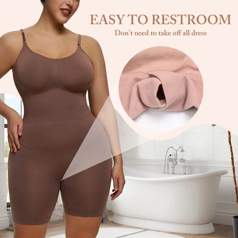 Plus Size Women Butt Lifter Body Shaper Push Up Breast Slimming Waist Tummy Control Shapewear Bodysuit Fajas - FLORANZANI- Beauté & Santé