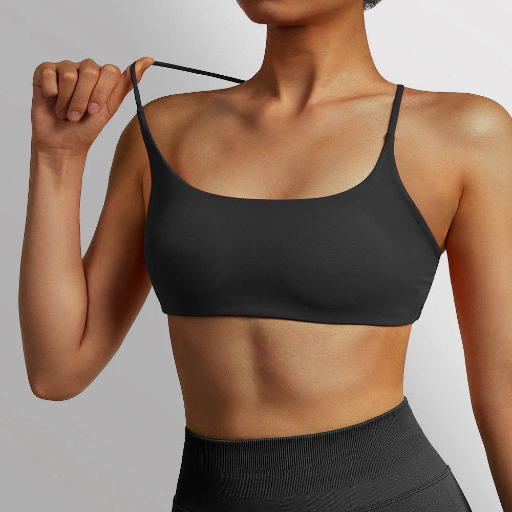 Sport Bra Fitness Top Seamless Yoga Bra Black White Running Yoga Gym Crop Top Women Push Up Sports Bra 2023 Women - FLORANZANI- Beauté & Santé