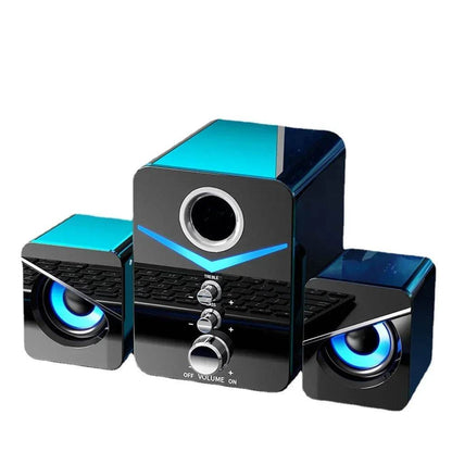 Home Theater System PC Bass Smart Subwoofer Bluetooth-compatible Speaker Portable Computer Speakers Music Boombox For Desktop - FLORANZANI- Beauté & Santé