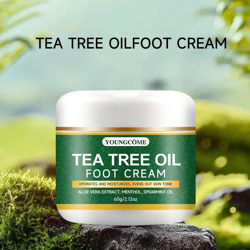 Foot moisturizer with aloe vera and tea tree oil to deeply nourish the skin, for dry and rough skin, daily hand and foot care - FLORANZANI- Beauté & Santé