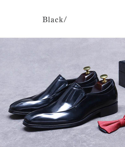 Business Formal Shoes Men's Cowhide Genuine Leather Pointed Toe Loafers Men's Office High Quality Leather Shoes Men's Suit Shoes - FLORANZANI- Beauté & Santé