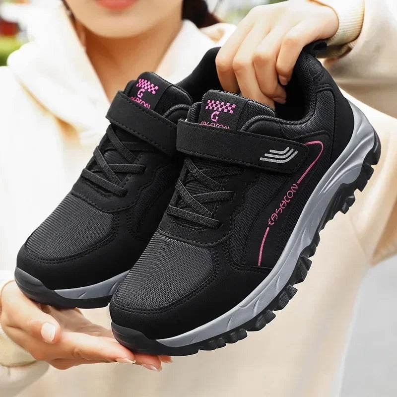 Women's Sports Shoes Leather Sports Shoes Waterproof Fashionable Outdoor Hiking Anti SlipCasual Walking Shoes Women's Shoes - FLORANZANI- Beauté & Santé