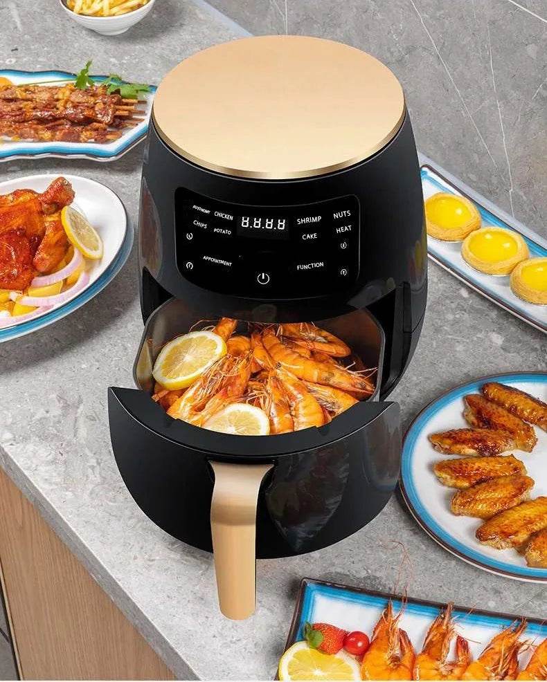 6L Air fryer Multi-functional intelligent touch screen oven Large capacity Electro mechanical deep fryer for home airfryer - FLORANZANI- Beauté & Santé