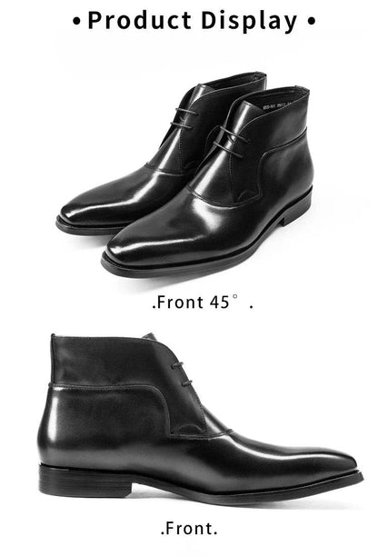 2024 Hanmce Martin Boots Genuine Leather Lace-up US 6 - 14 Boots Men - FLORANZANI- Beauté & Santé