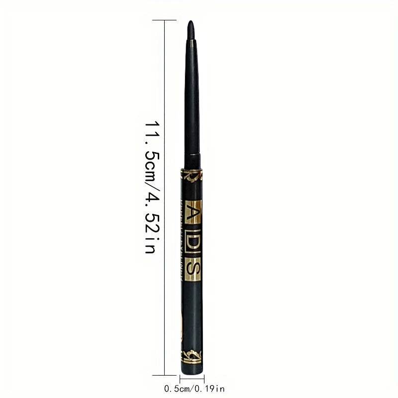 3pcs Long-Lasting Waterproof Black Eyeliner Pencils - Smudge & Sweat Proof for Bold Eye Makeup, Perfect Gift - FLORANZANI- Beauté & Santé