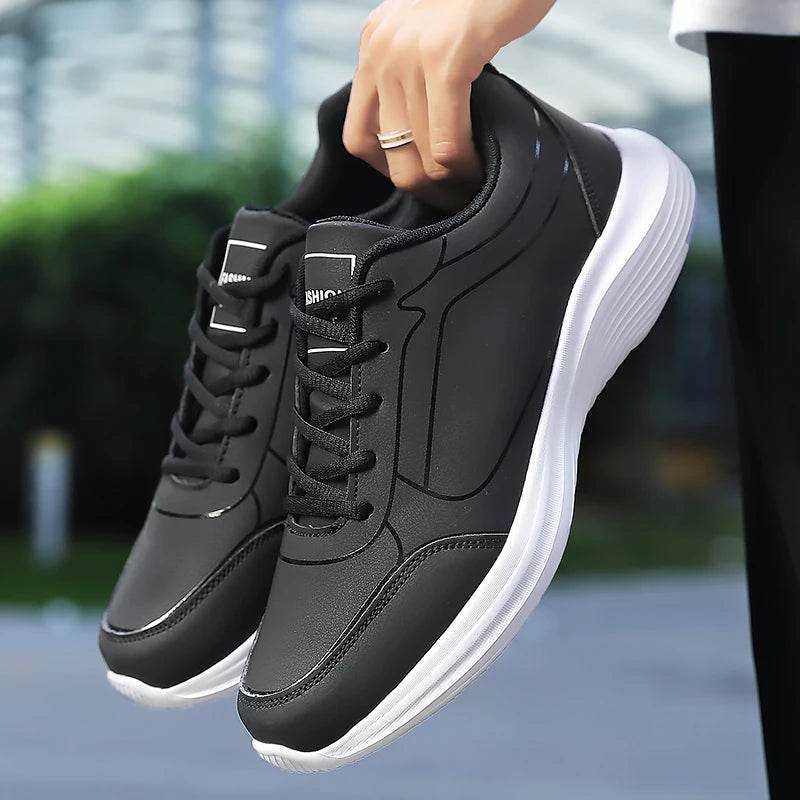 New Men Running Shoes Winter Warm Male Sneakers Anti-slip Breathable Men's Walking Shoes Lace Up Soft Casual Shoes Lightweight - FLORANZANI- Beauté & Santé