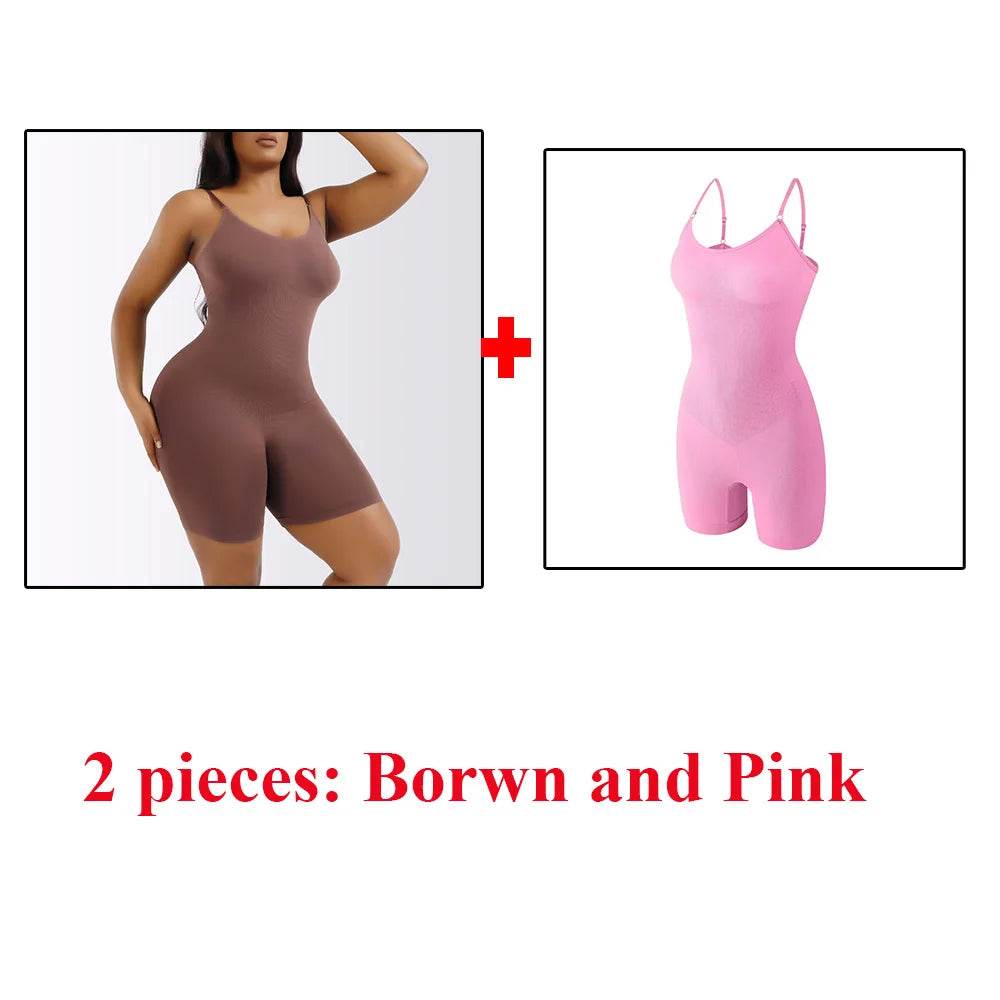 Shapewear Stree jumpsuit Women Tummy Control full Body Shaper Bodysuit Reducing and Shaping Girdles - FLORANZANI- Beauté & Santé