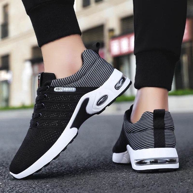 Men's Running Shoes Spring Low Cut Casual Outdoor Walking Shoes Soft Soled Breathable Anti Slip New Sports Shoes for Men - FLORANZANI- Beauté & Santé