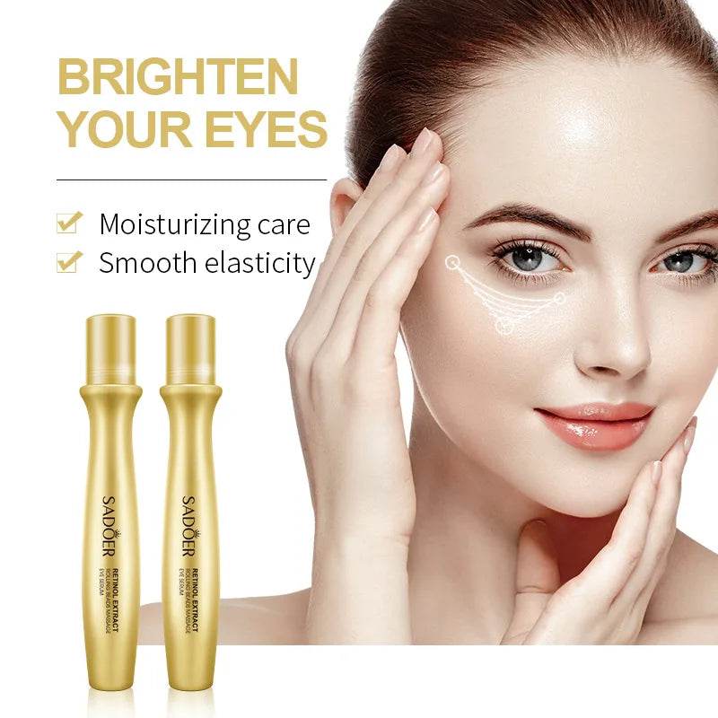 Snail Anti-Aging Face Cream Collagen Firming Fade Fine Lines Eye Massage Roller Anti Wrinkles Eye Bags Korean Skin Care Product - FLORANZANI- Beauté & Santé