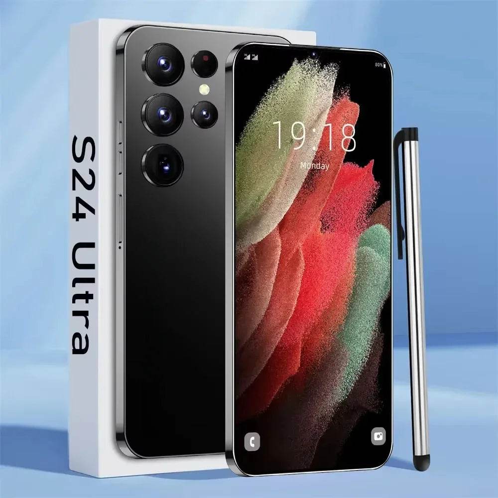 2025 Cellphones S24 Ultra 7.3 Inch 4G 5G Original Smartphone Dual SIM Android 14 Cell Phone Global Version Smart Mobile Phones - FLORANZANI- Beauté & Santé