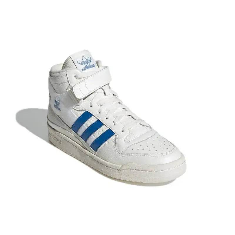 Adidas Forum Mid Off White Blue Bird Sneakers shoes GX1021 - FLORANZANI- Beauté & Santé