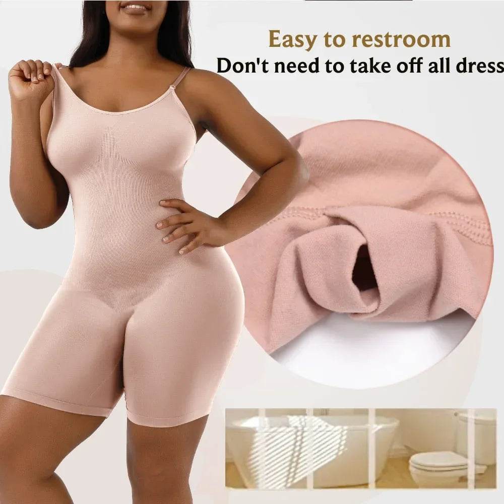 Shapewear Stree jumpsuit Women Tummy Control full Body Shaper Bodysuit Reducing and Shaping Girdles - FLORANZANI- Beauté & Santé