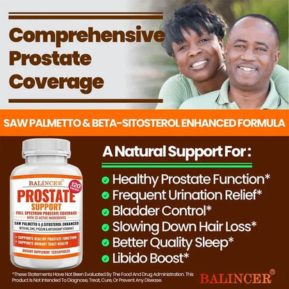 Balincer Men's Prostate Health Supplement DHT Hair Supports Urinary Tract Health - FLORANZANI- Beauté & Santé