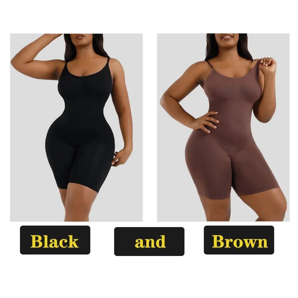 Shapewear Stree jumpsuit Women Tummy Control full Body Shaper Bodysuit Reducing and Shaping Girdles - FLORANZANI- Beauté & Santé