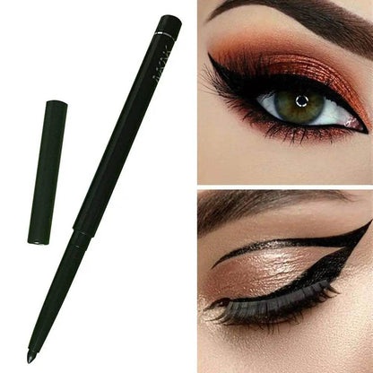 Smooth Matte Eyeliner Gel Pen Waterproof Lasting Black White Cat Eyes Pencil Brown Eyes Cosmetics Makeup Smoky Women Eyelin - FLORANZANI- Beauté & Santé