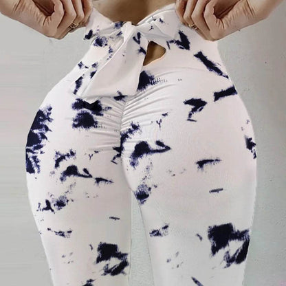 Seamless Tie Dye Leggings Women Sexy Fitness Gym Legging Push up High waist Leggings Sport Pants Women Clothing - FLORANZANI- Beauté & Santé