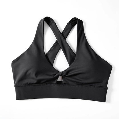 Sports Yoga Bras Women Crop Top Breathable Yoga Bra Push up Shockproof Workout Top Women's underwear Sports Top For Fitness - FLORANZANI- Beauté & Santé