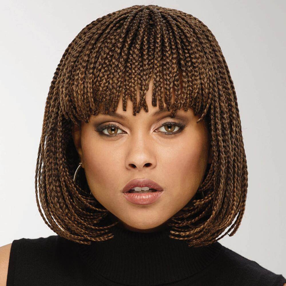 Braid Wig, Female Short Hair, Wave Head Wig, Full Top Chemical Fiber Headgear - FLORANZANI- Beauté & Santé