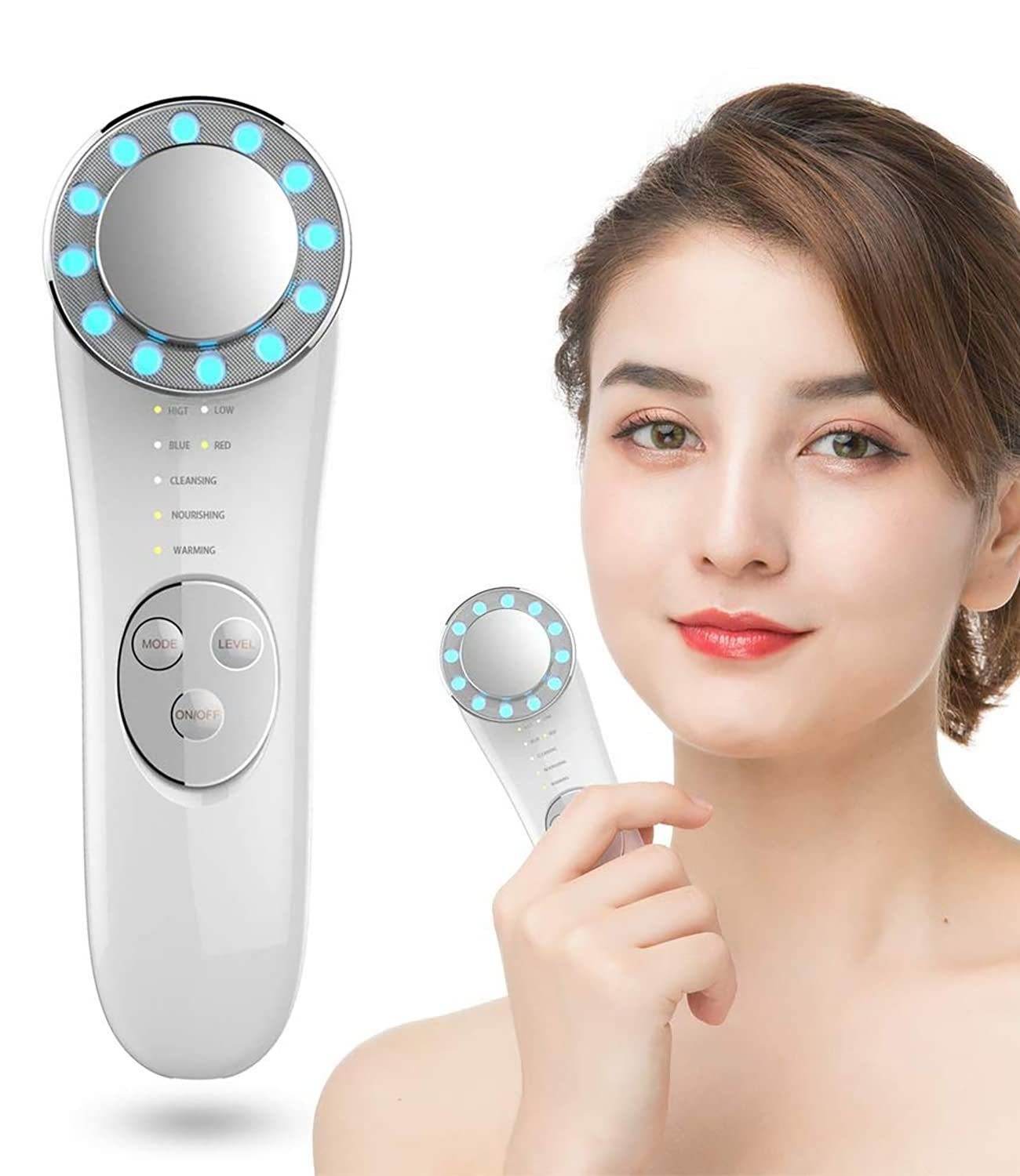 Facial Massager Skin Care Tools 7 In 1 Face Lifting Machine Galvanic Facial Machine Face Tightening Machine For Skin High Frequency Facial Machine - FLORANZANI- Beauté & Santé