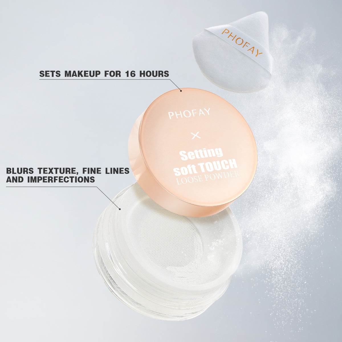 PHOFAY Setting Soft Touch Loose Powder - FLORANZANI- Beauté & Santé