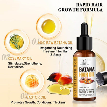 Batana Oil 50ml Hair Care - FLORANZANI- Beauté & Santé