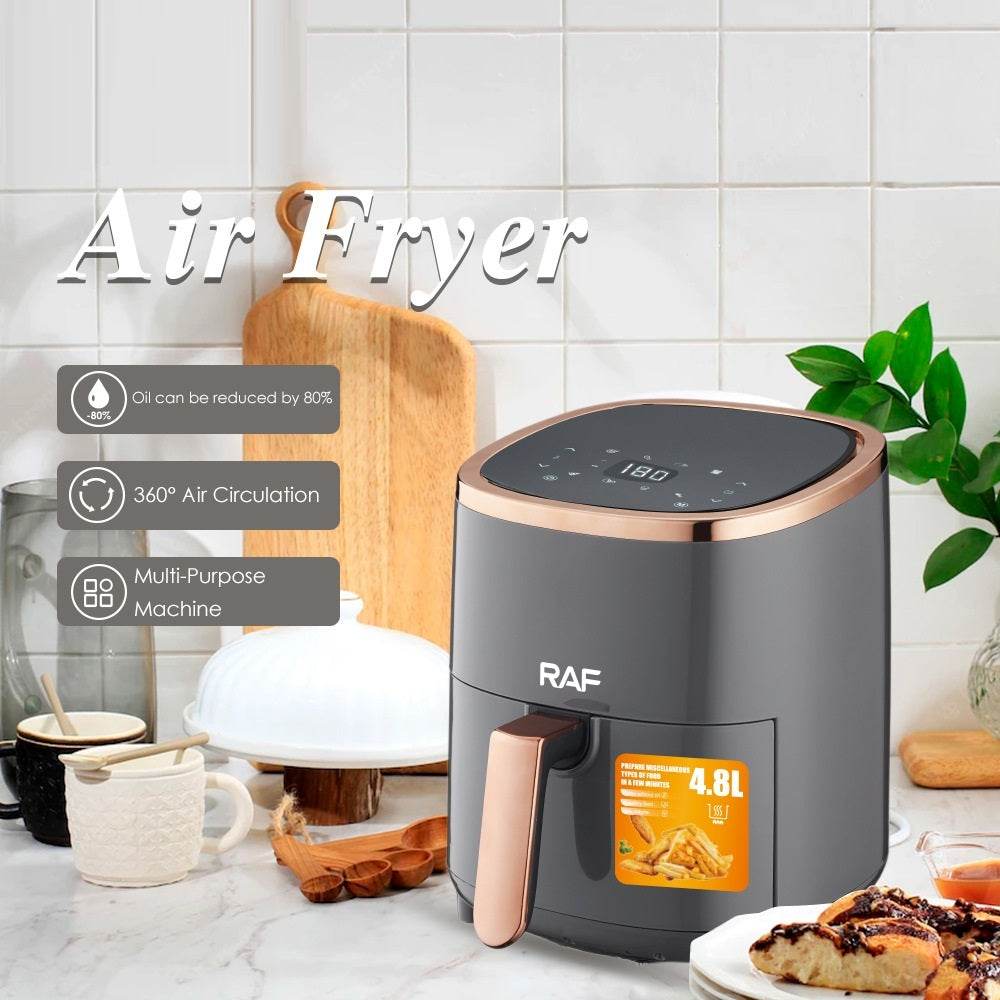 Large Capacity Smart Touch Screen Household Air Fryer - FLORANZANI- Beauté & Santé