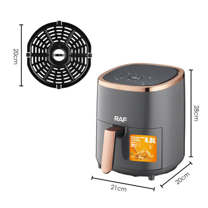 Large Capacity Smart Touch Screen Household Air Fryer - FLORANZANI- Beauté & Santé