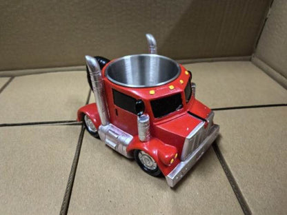 Durable Truck Coffee Mug Semi Truck Handcrafted Coffee Cup Semi-trailer Shaped Semi-Truck Coffee Mugs For Family - FLORANZANI- Beauté & Santé